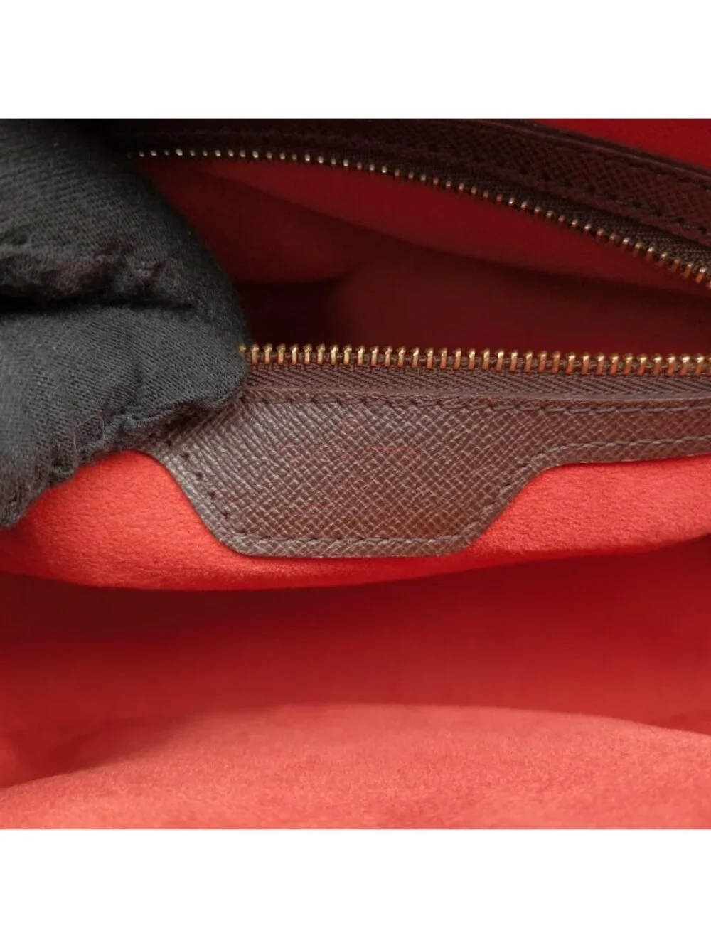 Louis Vuitton Triana Ebene Damier Canvas Handbag